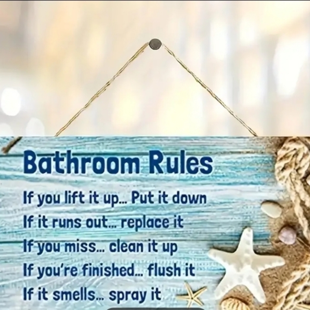 Bathroom RULES!